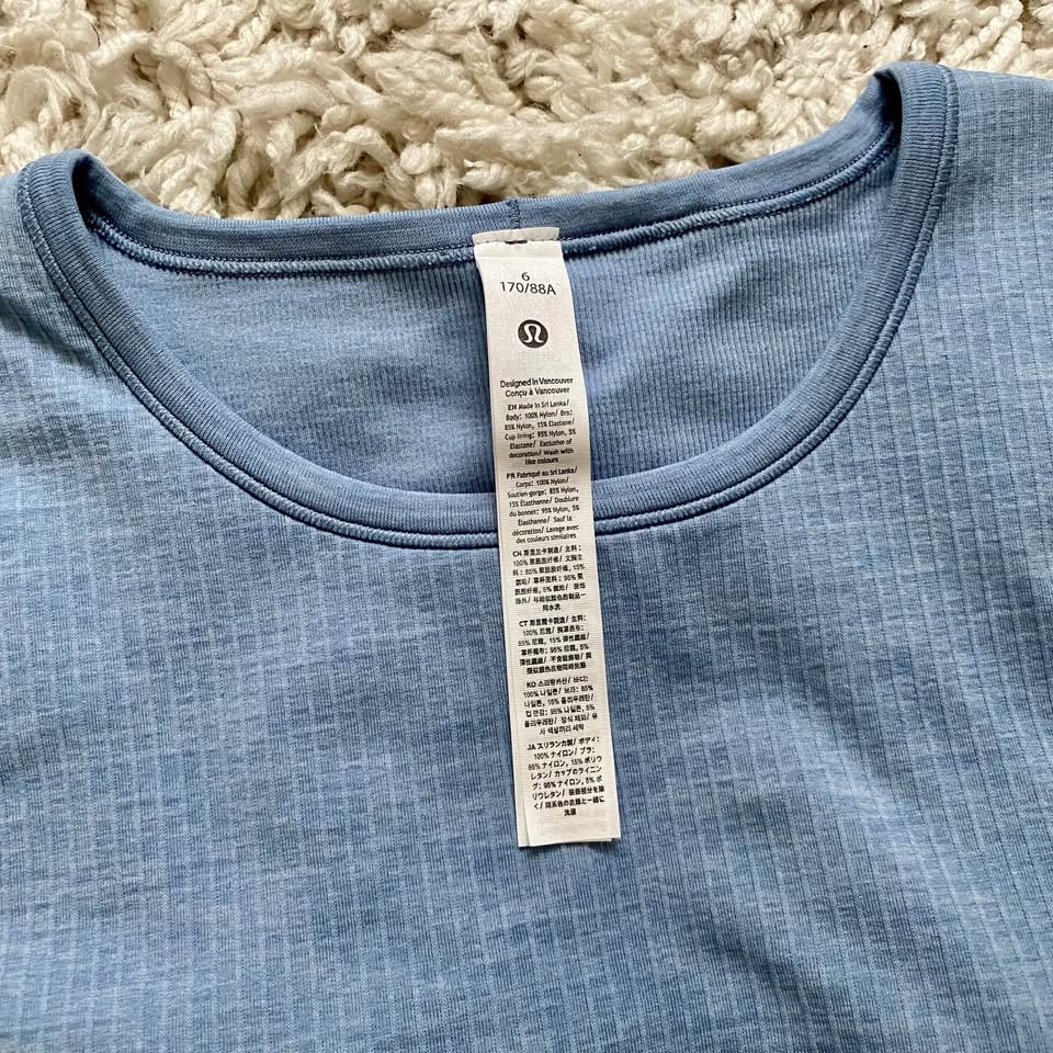 Lululemon Ebb to Street Long Sleeve Size 6 - photo 2