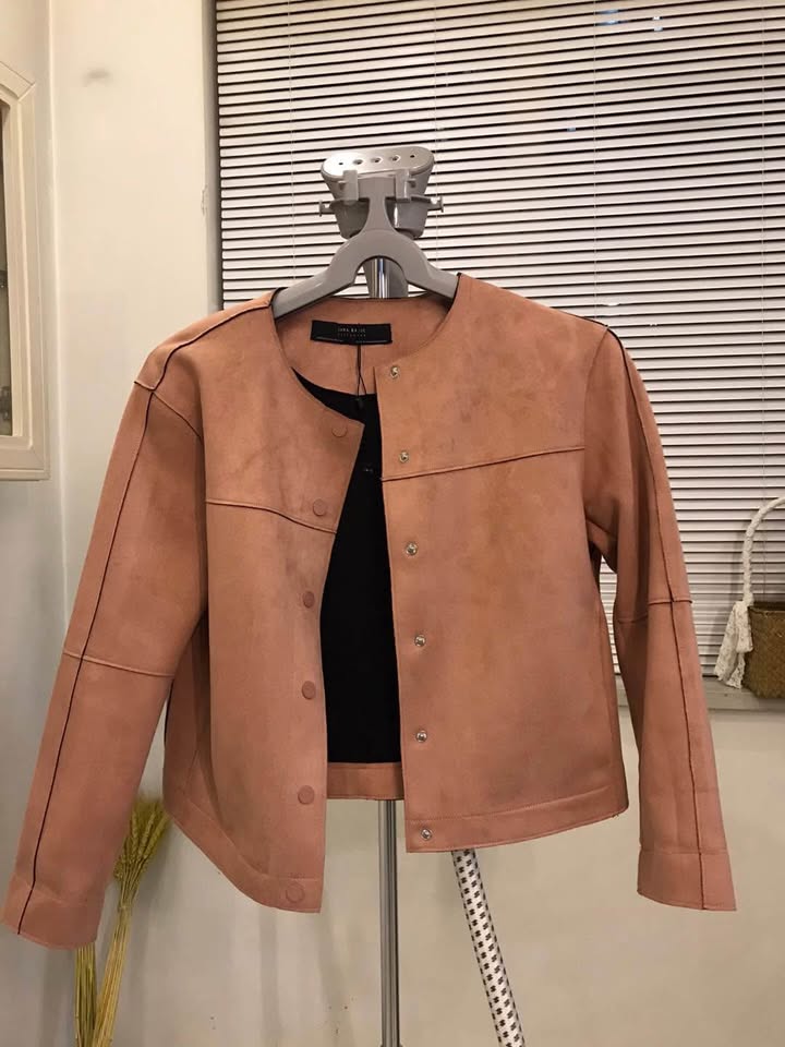 Zara Faux Suede Jacket - Size M - photo 3