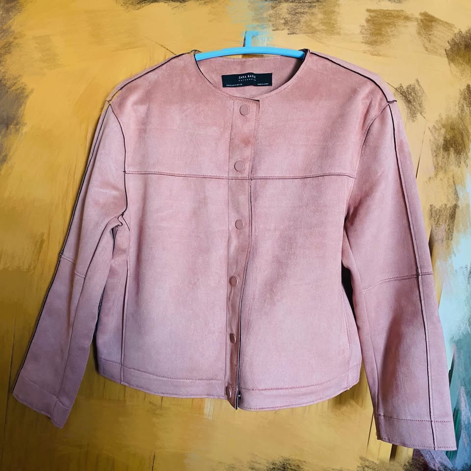 Zara Faux Suede Jacket - Size M - photo 5