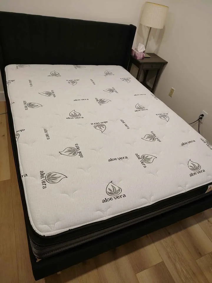 Queen size bed frame and new mattress image indicator(2)