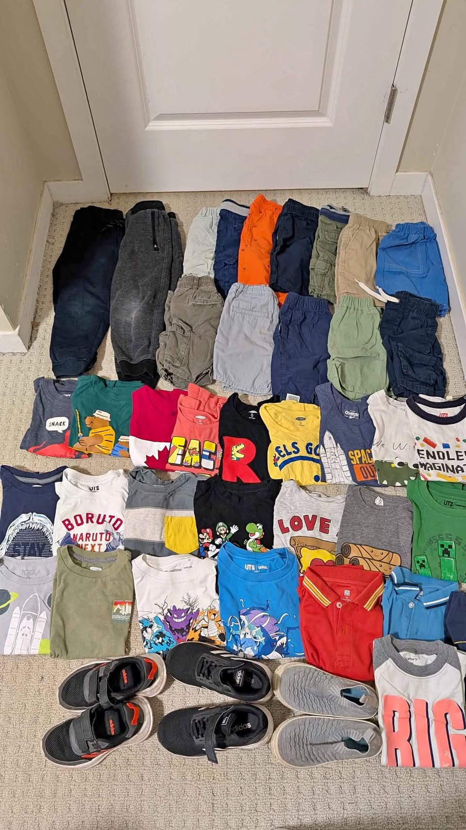 Boys 4 -5 yrs old clothing shoes (all for $20)