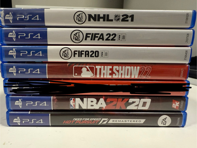 PS4 Games: NHL 21, FIFA 20, The Show 22...
