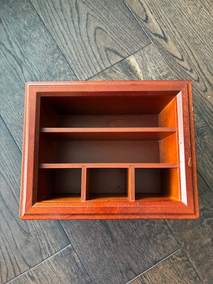 Wooden Desktop Storage Box - Bombay image indicator(2)