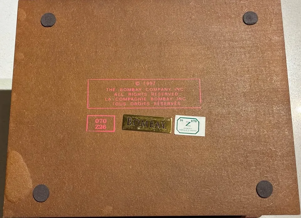 Wooden Desktop Storage Box - Bombay image indicator(3)