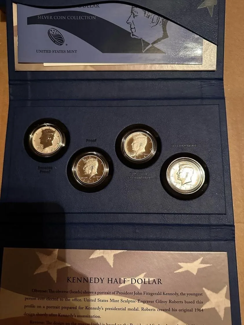 Kennedy 50th Anniversary 4 Coin Set 2014 image indicator(2)