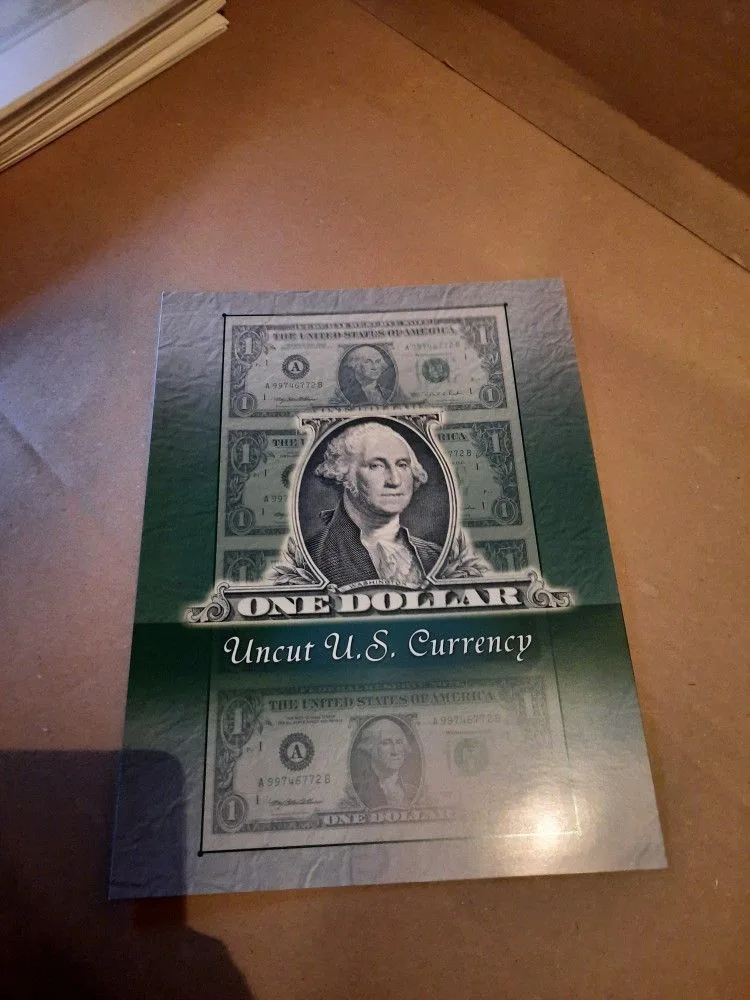 Set Of Uncut $1 Bills image indicator(2)