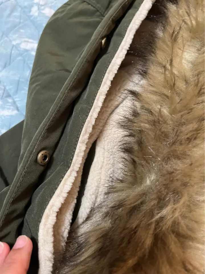 Koolaburra Olive Green Parka with Faux Fur Hood image indicator(4)