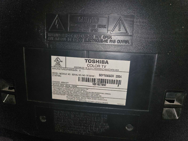 Toshiba tube tv crt - photo 3
