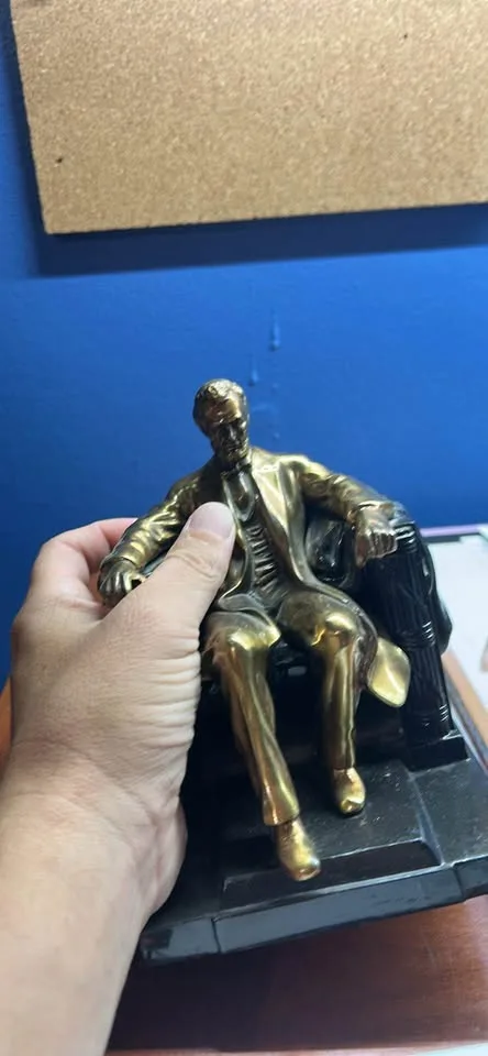 President Abraham Lincoln solid bronze image indicator(2)
