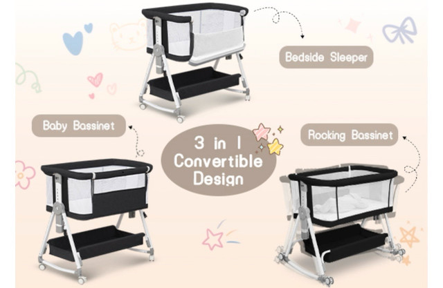 Baby bassinet 3-in-1