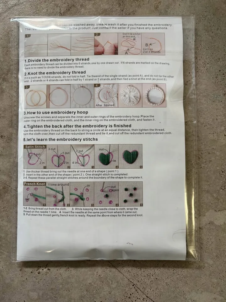 Embroidery DIY Art Kit image indicator(3)