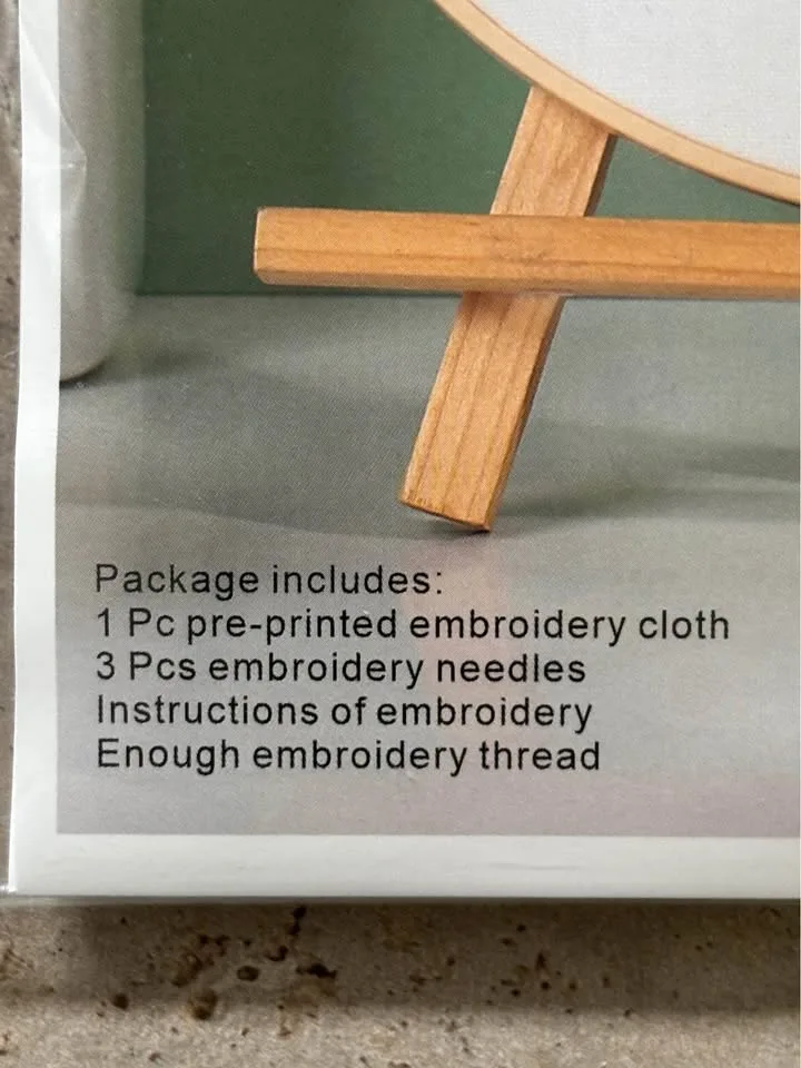 Embroidery DIY art kit ￼ image indicator(2)