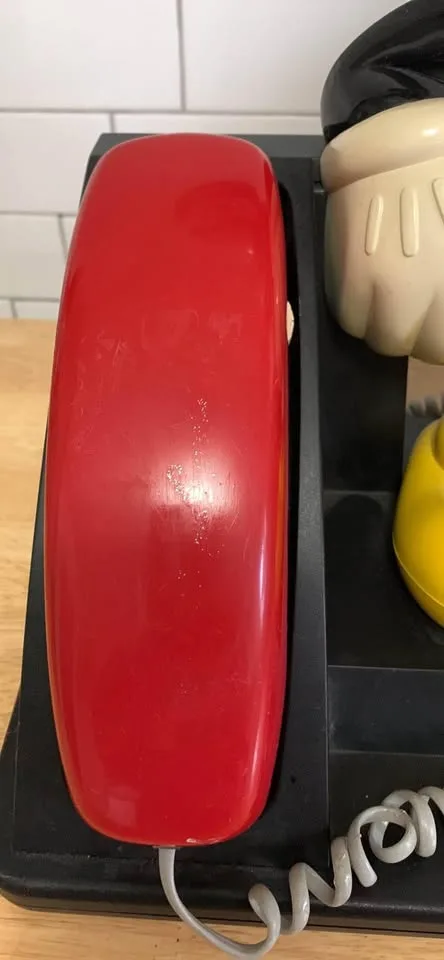Vintage Disney Mickey Mouse Telephone Phone image indicator(3)