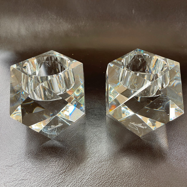 2 Rosenthal Crystal Votive Candle Holders - photo 2