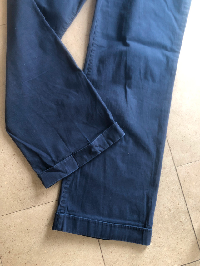 J. Crew Woman's Navy blue stretch chinos - Size 2R - photo 3