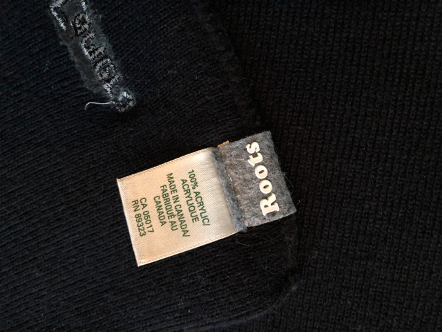 Roots Navy Blue Scarf - Unisex - NEW - photo 3