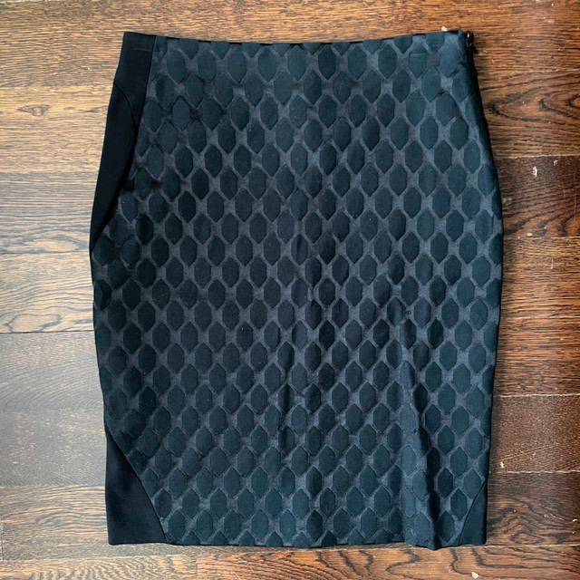Diane von Furstenberg Black Emma Skirt - Size 2