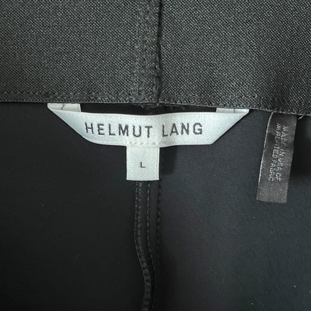 Helmut Lang Black Scuba Cropped Flare Pant-Large - photo 4