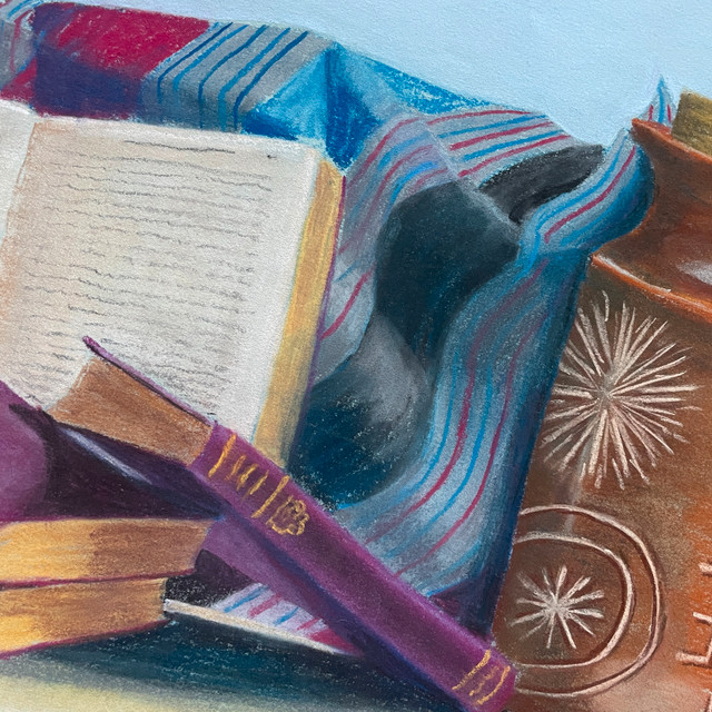Original Pastel Artwork drawing - Gorgeous - 16" x 12" - photo 3