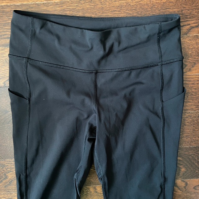 Lululemon Pace Rival Crop Black Leggings - Size 6 - photo 3