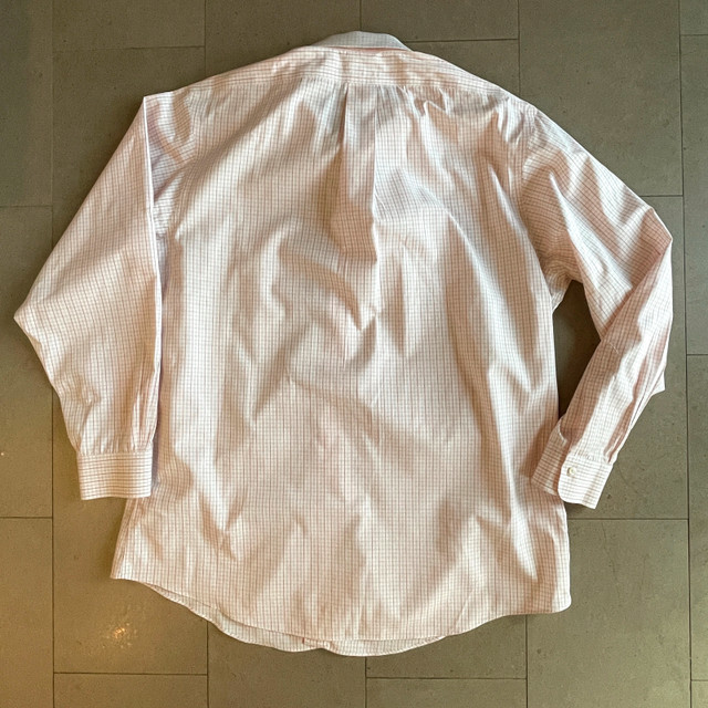 Brooks Brothers Mens Regent Cotton Shirt-White/Orange-17-34 XL - photo 3