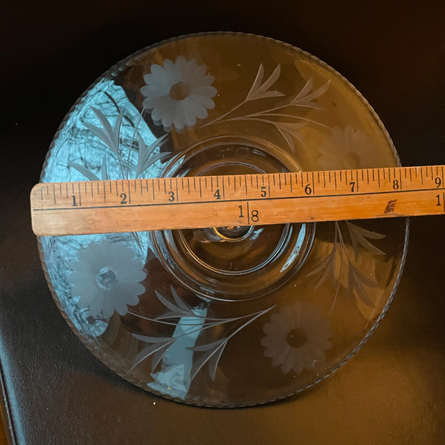 Depression Glass Sandwich Cookie tray - photo 4