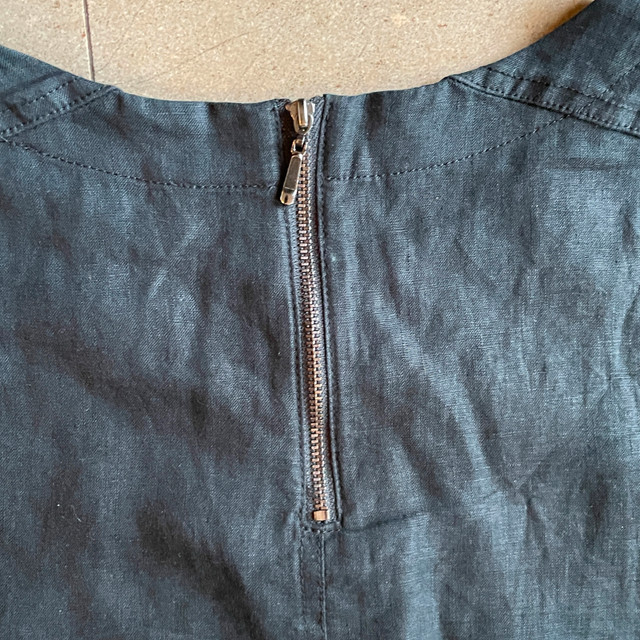 Jones New York Black 100% Linen T-shirt Top - Small - photo 3