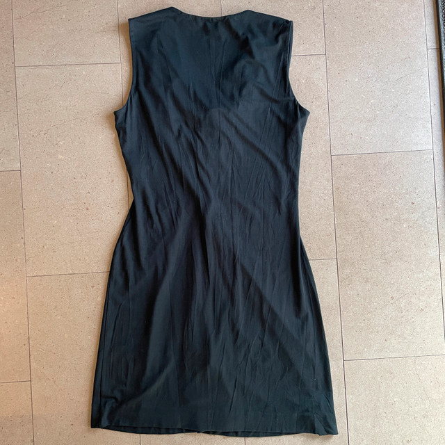 Stunning Diane Von Furstenberg Black Draped jersey Mini Dress-10 - photo 2
