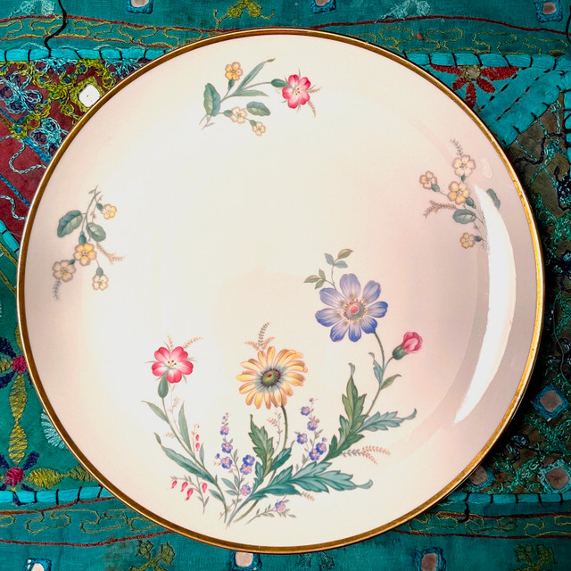 Antique Thomas R Germany Rosenthal Gold Rimmed Round Platter