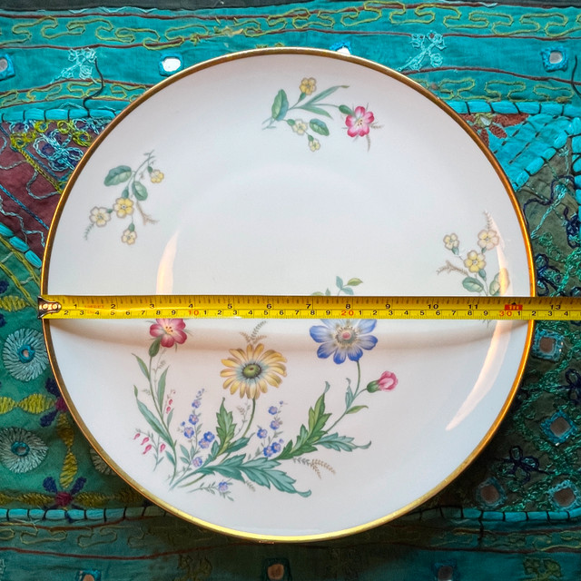 Antique Thomas R Germany Rosenthal Gold Rimmed Round Platter - photo 3