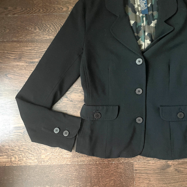 Cute DEX Black Short Blazer Jacket-Size Small - photo 2
