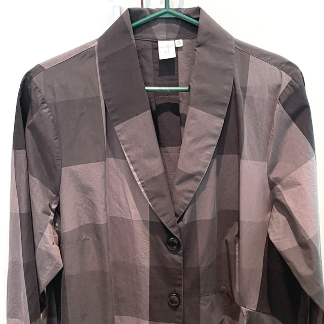 Jones New York Woman cotton Brown & Black Plaid Shirt-Sz. 2X - photo 3