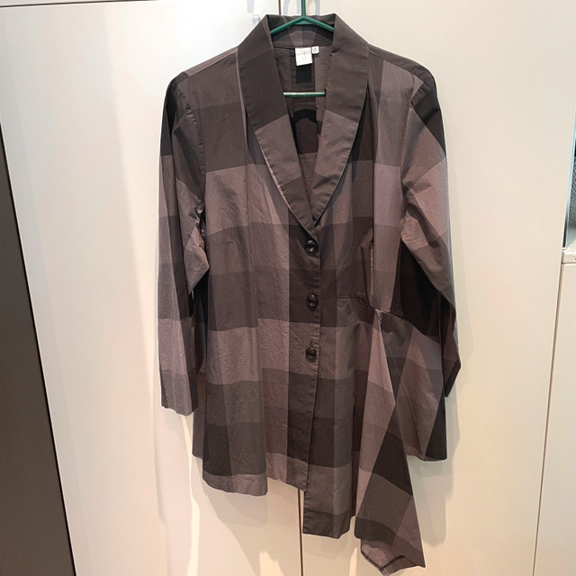 Jones New York Woman cotton Brown & Black Plaid Shirt-Sz. 2X - photo 4
