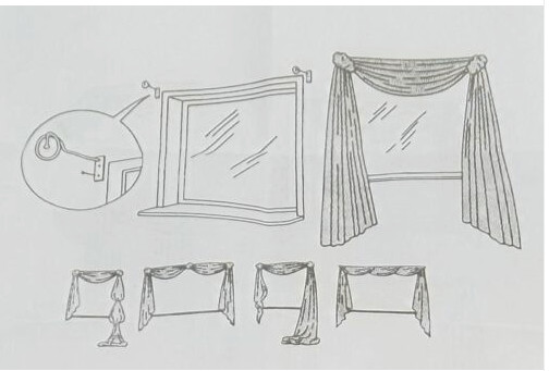 Curtain Valance Swag Hooks - NEW - photo 3