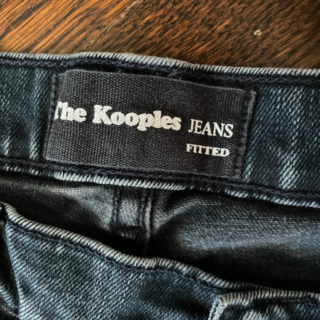 The Kooples Fitted Button Fly Woman's Blue Jeans-Size 31 - photo 3