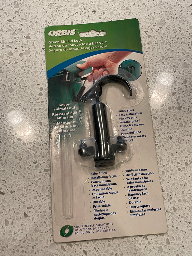 NEW Orbis Green Bin Lid Lock