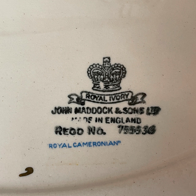 Antique 1920s Royal Cameronian 11" Platter - photo 4