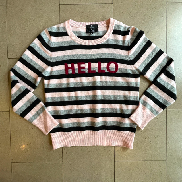 Lisa Perry Cashmere Hello Goodbye Sweater-XS