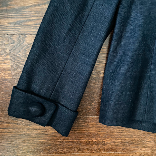 J.Crew Navy Blazer Linen/Cotton - Size 6 - photo 4
