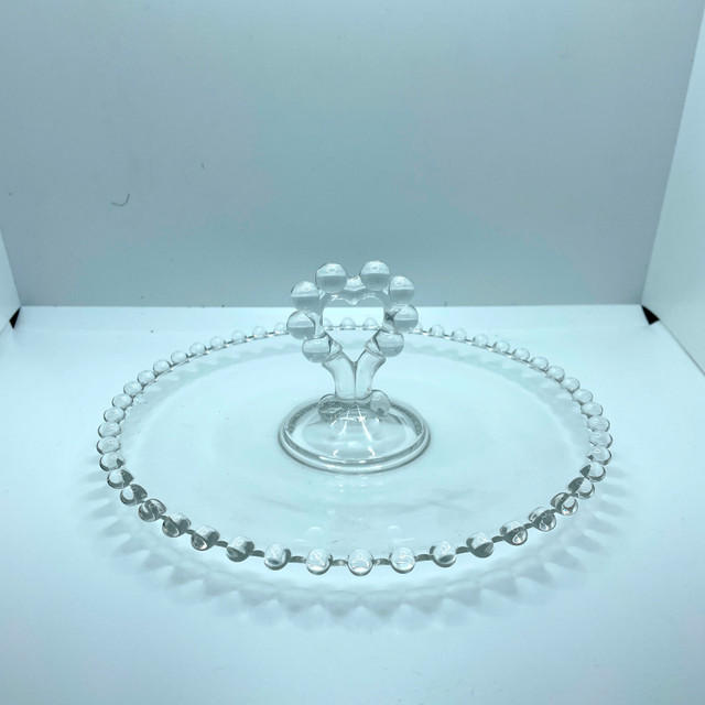Vintage Imperial Glass Candlewick Plate