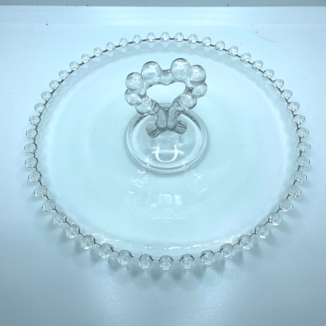 Vintage Imperial Glass Candlewick Plate - photo 2