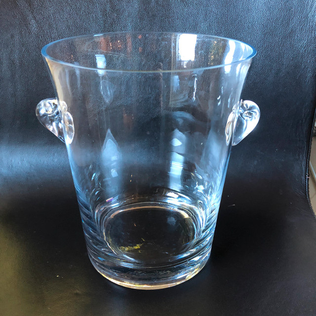 NEW Crystal Glass Wine Champagne Ice Bucket
