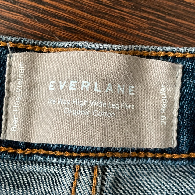 Everlane Way High Wide Leg Flare Jeans-Size 29 Regular - photo 3
