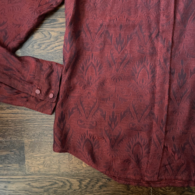 T Alexander Wang Woman's Burgundy Red Blouse Shirt-Large - photo 3