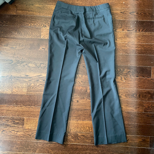 Teenflo Black 100% Wool Mid-rise Flare Pants Trousers-Size 8 - photo 3