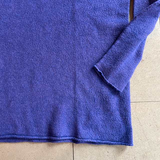 Gorgeous Vivian Shyu Purple Cowlneck Sweater-Made in Italy-Small - photo 4