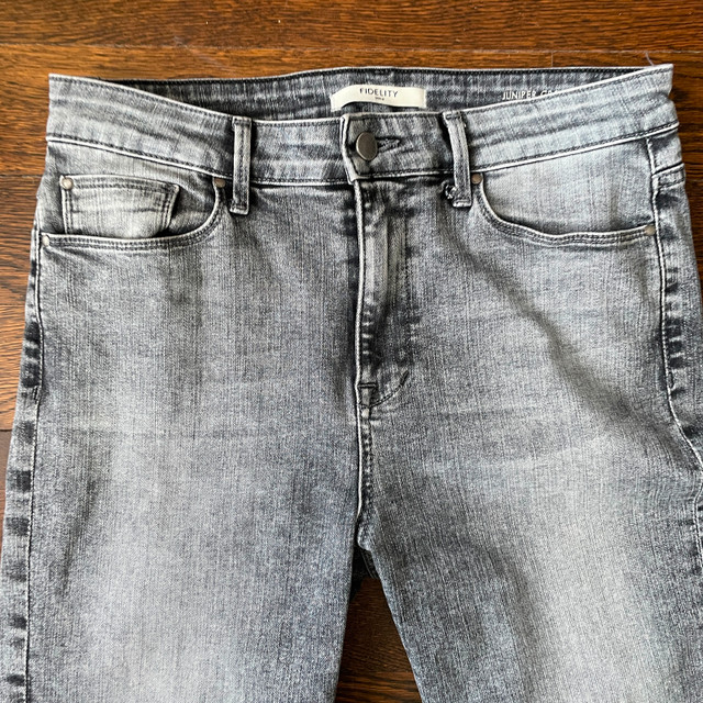 Fidelity Jeans Woman's Juniper Crop Flare Raw-29 - photo 2