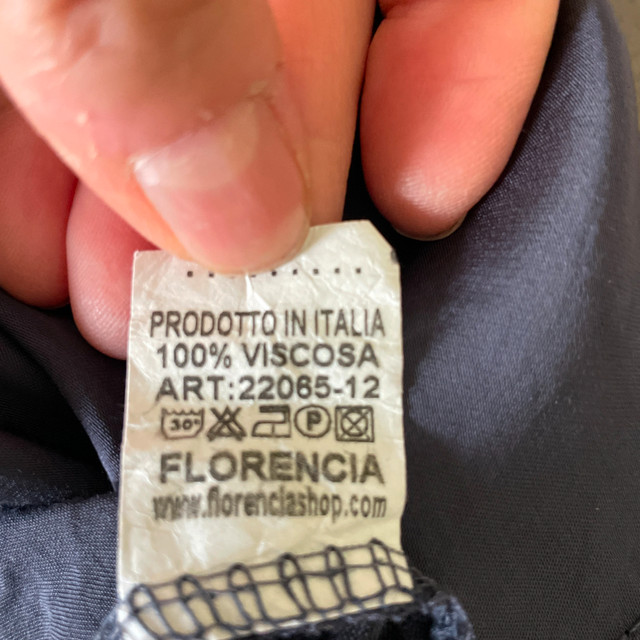 Florencia Purple Satiny V-neck Tank Top-Made in Italy-Medium - photo 3