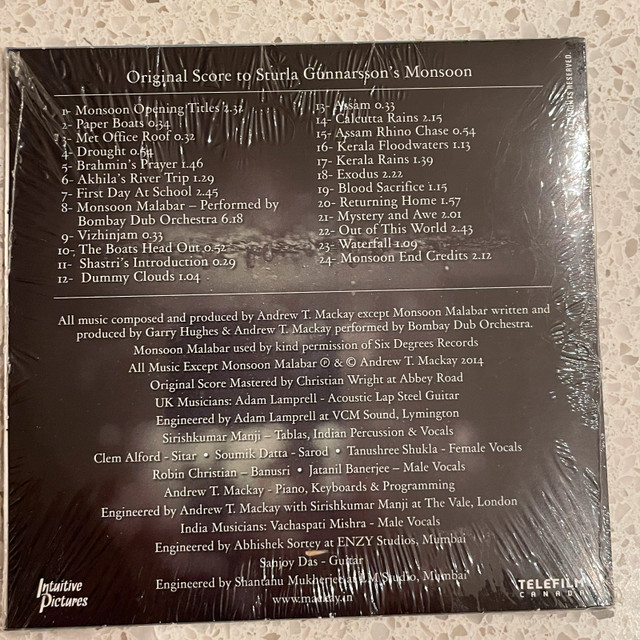 Monsoon movie soundtrack - NEW CD - photo 2