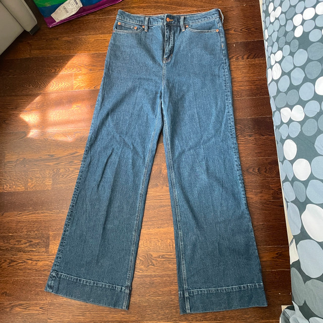 J. Crew Wide Leg Trouser Jeans-Size34/36 (US 16)